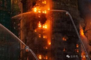 香港火灾，最让人感动的一幕