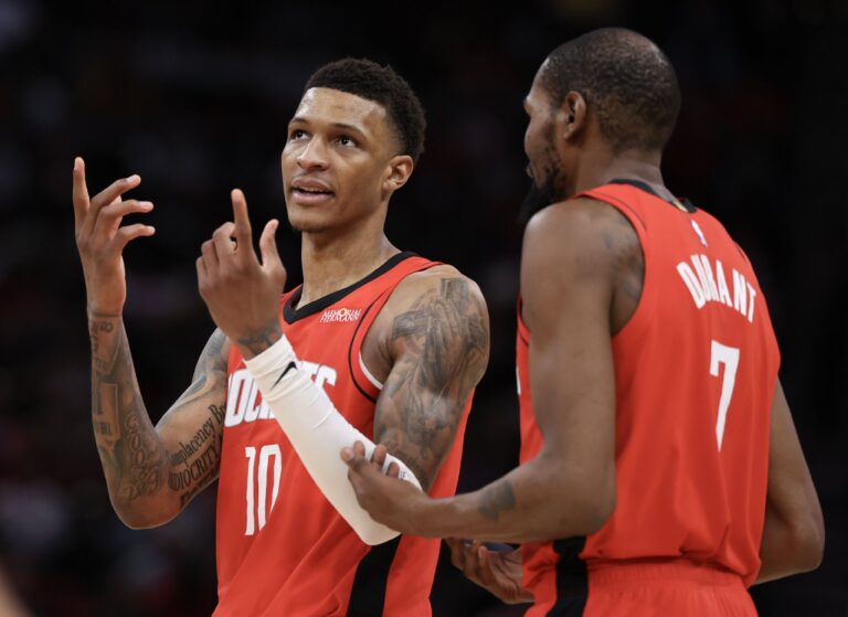 小贾巴里：申京杜兰特被包夹时 我们必须移动 不能待在弱侧不动