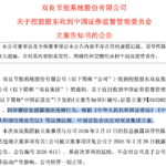 600481与控股股东先后被立案调查